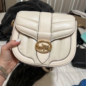 Coach elegant white bag